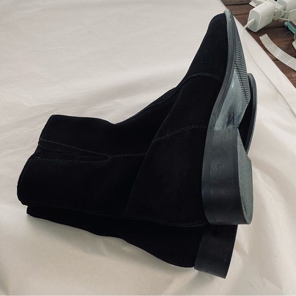 C La Canadienne Perla Black Genuine Suede Leather Waterproof Ankle Boots Size 9 - Picture 11 of 16